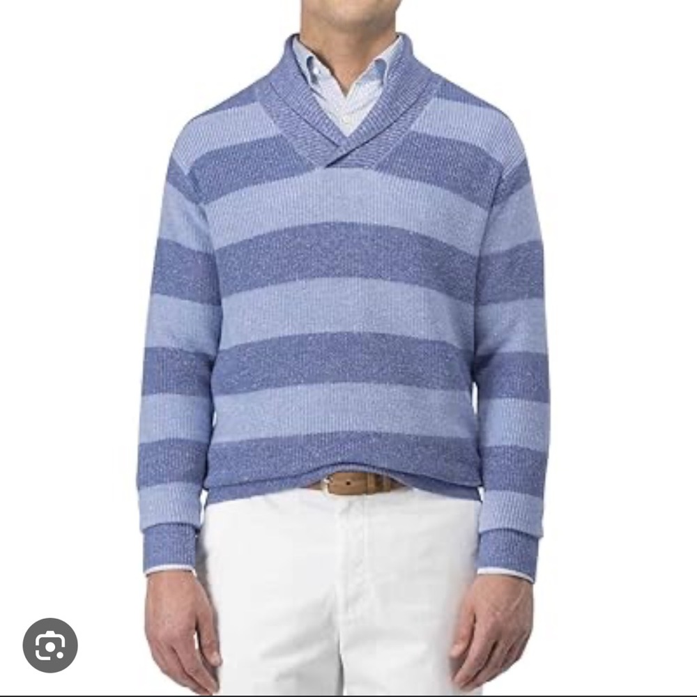 Peter Millar Crown Cool extrafine merino wool/linen Size XL